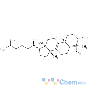 CAS No:79-62-9 Lanost-8-en-3-ol, (3b)-