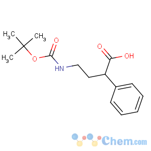 CAS No:790227-48-4 4-[(2-methylpropan-2-yl)oxycarbonylamino]-2-phenylbutanoic acid