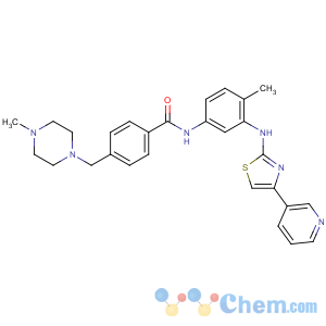 CAS No:790299-79-5 4-[(4-methylpiperazin-1-yl)methyl]-N-[4-methyl-3-[(4-pyridin-3-yl-1,<br />3-thiazol-2-yl)amino]phenyl]benzamide