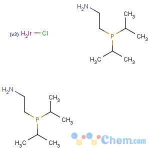 CAS No:791629-96-4 Iridium,[2-[bis(1-methylethyl)phosphino-kP]-N-[2-[bis(1-methylethyl)phosphino-kP]ethyl]ethanamine-kN]chlorodihydro-, stereoisomer (9CI)