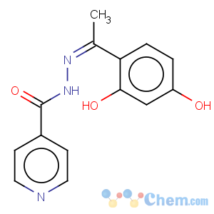 CAS No:792-38-1 n'-[1-(2,4-dihydroxyphenyl)ethylidene]-4-pyridinecarbohydrazide