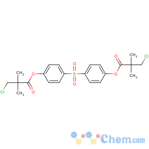 CAS No:79243-10-0 [4-[4-(3-chloro-2,2-dimethylpropanoyl)oxyphenyl]sulfonylphenyl]<br />3-chloro-2,2-dimethylpropanoate