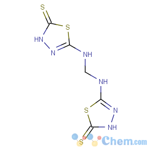 CAS No:79319-85-0 5-[[(2-sulfanylidene-3H-1,3,4-thiadiazol-5-yl)amino]methylamino]-3H-1,3,<br />4-thiadiazole-2-thione