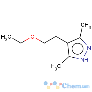 CAS No:79379-03-6 1H-Pyrazole,4-(2-ethoxyethyl)-3,5-dimethyl-