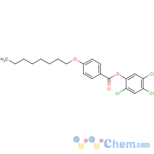 CAS No:79404-93-6 (2,4,5-trichlorophenyl) 4-octoxybenzoate