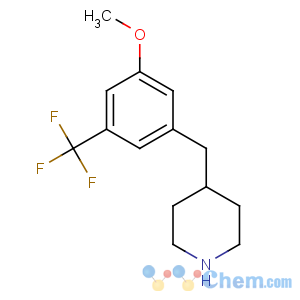 CAS No:794500-99-5 4-[[3-methoxy-5-(trifluoromethyl)phenyl]methyl]piperidine