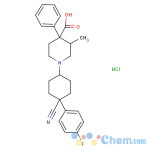 CAS No:79547-78-7 (3S,<br />4R)-1-[4-cyano-4-(4-fluorophenyl)cyclohexyl]-3-methyl-4-<br />phenylpiperidine-4-carboxylic acid