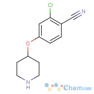 CAS No:796600-10-7 2-chloro-4-piperidin-4-yloxybenzonitrile