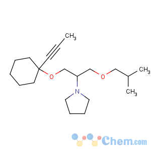 CAS No:79700-61-1 Pyrrolidine,1-[1-[(2-methylpropoxy)methyl]-2-[[1-(1-propyn-1-yl)cyclohexyl]oxy]ethyl]-