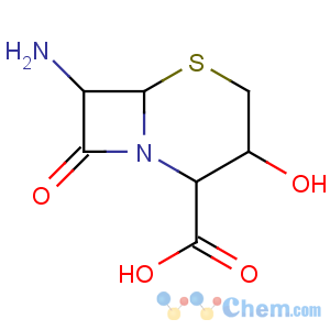 CAS No:79709-84-5 (6R,<br />7R)-7-amino-3-hydroxy-8-oxo-5-thia-1-azabicyclo[4.2.0]octane-2-<br />carboxylic acid