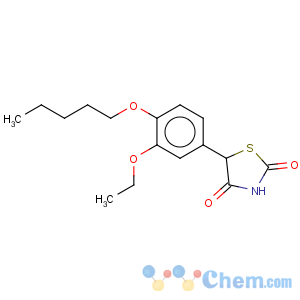 CAS No:79714-31-1 2,4-Thiazolidinedione,5-[3-ethoxy-4-(pentyloxy)phenyl]-