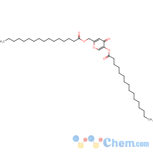 CAS No:79725-98-7 (5-hexadecanoyloxy-4-oxopyran-2-yl)methyl hexadecanoate