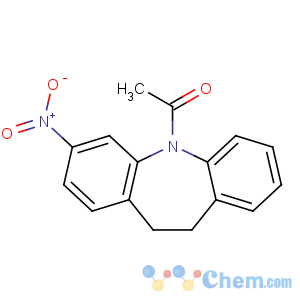 CAS No:79752-03-7 1-(2-nitro-5,6-dihydrobenzo[b][1]benzazepin-11-yl)ethanone