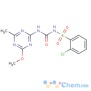 CAS No:79793-04-7 Benzenesulfonamide,2-chloro-N-[[(4-methoxy-6-methyl-1,3,5-triazin-2-yl)amino]carbonyl]-, ammoniumsalt (1:1)