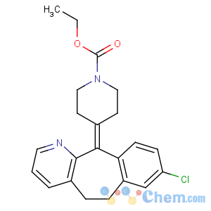 CAS No:79794-75-5 ethyl<br />4-(8-chloro-5,6-dihydrobenzo[1,2]cyclohepta[2,<br />4-b]pyridin-11-ylidene)piperidine-1-carboxylate