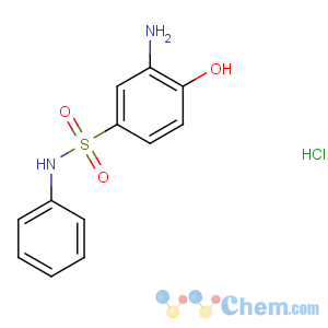 CAS No:79817-60-0 Benzenesulfonamide,3-amino-4-hydroxy-N-phenyl-, hydrochloride (1:1)