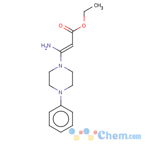 CAS No:79823-34-0 2-Propenoic acid,3-amino-3-(4-phenyl-1-piperazinyl)-, ethyl ester