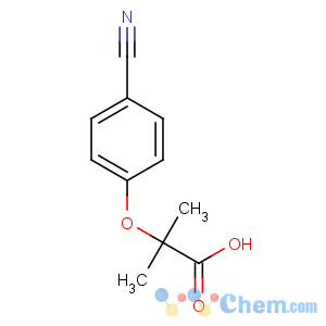 CAS No:79925-16-9 2-(4-cyanophenoxy)-2-methylpropanoic acid