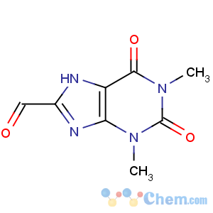 CAS No:79927-25-6 1,3-dimethyl-2,6-dioxo-7H-purine-8-carbaldehyde