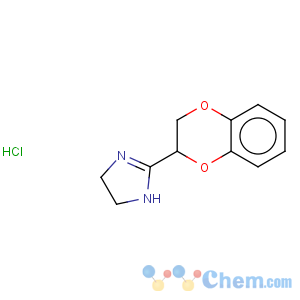 CAS No:79944-56-2 1H-Imidazole,2-(2,3-dihydro-1,4-benzodioxin-2-yl)-4,5-dihydro-, hydrochloride (1:1)