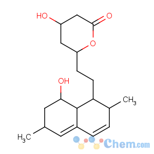 CAS No:79952-42-4 (4R,6R)-6-[2-[(1S,2S,6R,8S,8Ar)-1,2,6,7,8,8A-hexahydro-8-hydroxy-2,6-dimethyl-1-naphthalenyl]ethyl]tetrahydro-4-hydroxy-2H-pyran-2-one