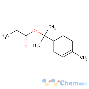 CAS No:80-27-3 2-(4-methylcyclohex-3-en-1-yl)propan-2-yl propanoate