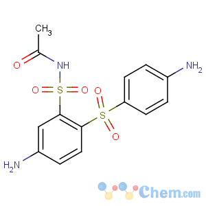 CAS No:80-80-8 N-[5-amino-2-(4-aminophenyl)sulfonylphenyl]sulfonylacetamide