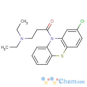 CAS No:800-22-6 1-(2-chlorophenothiazin-10-yl)-3-(diethylamino)propan-1-one