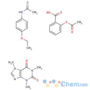 CAS No:8003-03-0 ASPIRIN, PHENACETIN, and CAFFEINE