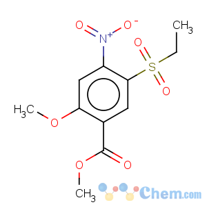 CAS No:80036-90-4 Benzoic acid,5-(ethylsulfonyl)-2-methoxy-4-nitro-, methyl ester