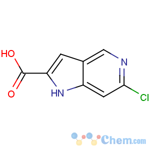 CAS No:800401-54-1 6-chloro-1H-pyrrolo[3,2-c]pyridine-2-carboxylic acid