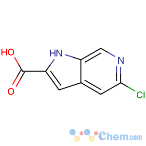 CAS No:800401-68-7 5-chloro-1H-pyrrolo[2,3-c]pyridine-2-carboxylic acid