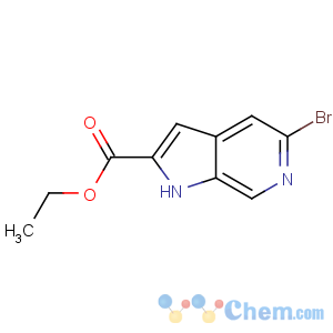 CAS No:800401-70-1 ethyl 5-bromo-1H-pyrrolo[2,3-c]pyridine-2-carboxylate