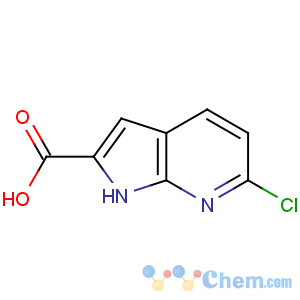 CAS No:800402-07-7 6-chloro-1H-pyrrolo[2,3-b]pyridine-2-carboxylic acid