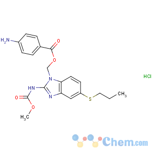 CAS No:8005-30-9 [2-(methoxycarbonylamino)-5-propylsulfanylbenzimidazol-1-yl]methyl<br />4-aminobenzoate