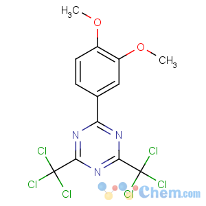 CAS No:80050-87-9 2-(3,4-dimethoxyphenyl)-4,6-bis(trichloromethyl)-1,3,5-triazine
