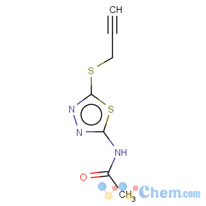 CAS No:80088-37-5 Acetamide, N-(5-(2-propynylthio)-1,3,4-thiadiazol-2-yl)-