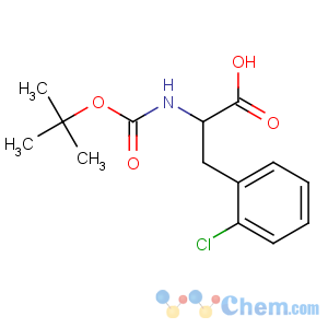 CAS No:80102-23-4 (2R)-3-(2-chlorophenyl)-2-[(2-methylpropan-2-yl)oxycarbonylamino]<br />propanoic acid