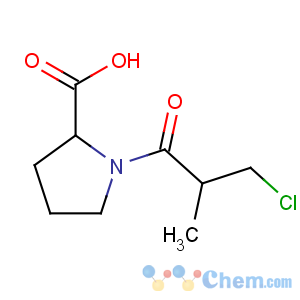 CAS No:80141-53-3 (2S)-1-[(2S)-3-chloro-2-methylpropanoyl]pyrrolidine-2-carboxylic acid