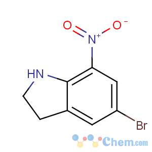 CAS No:80166-90-1 5-bromo-7-nitro-2,3-dihydro-1H-indole