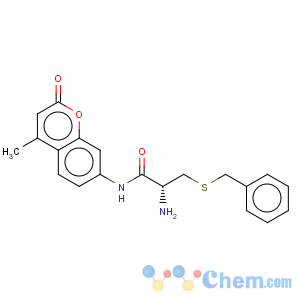 CAS No:80173-27-9 Propanamide,2-amino-N-(4-methyl-2-oxo-2H-1-benzopyran-7-yl)-3-[(phenylmethyl)thio]-, (S)-(9CI)
