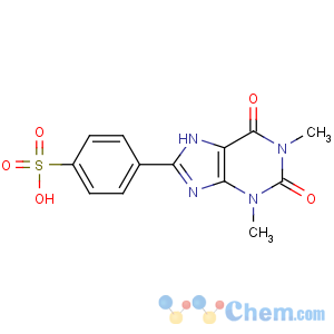 CAS No:80206-91-3 4-(1,3-dimethyl-2,6-dioxo-7H-purin-8-yl)benzenesulfonic acid