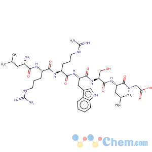 CAS No:80224-16-4 Glycine,L-leucyl-L-arginyl-L-arginyl-L-tryptophyl-L-seryl-L-leucyl-