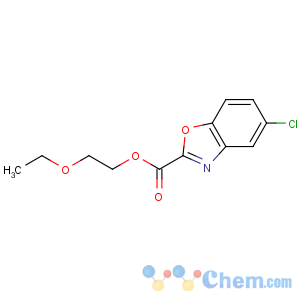 CAS No:80263-73-6 2-ethoxyethyl 5-chloro-1,3-benzoxazole-2-carboxylate