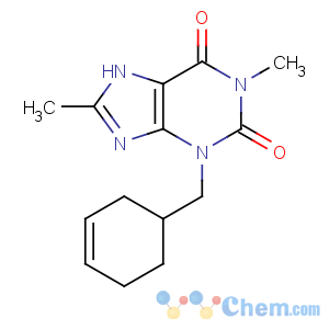 CAS No:80294-25-3 3-(cyclohex-3-en-1-ylmethyl)-1,8-dimethyl-7H-purine-2,6-dione