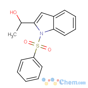 CAS No:80360-24-3 1-[1-(benzenesulfonyl)indol-2-yl]ethanol