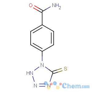 CAS No:80407-52-9 4-(5-sulfanylidene-2H-tetrazol-1-yl)benzamide