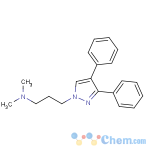 CAS No:80410-36-2 3-(3,4-diphenylpyrazol-1-yl)-N,N-dimethylpropan-1-amine