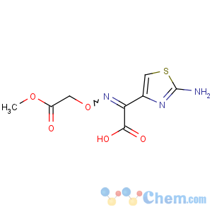 CAS No:80544-17-8 (2Z)-2-(2-amino-1,3-thiazol-4-yl)-2-(2-methoxy-2-oxoethoxy)iminoacetic<br />acid