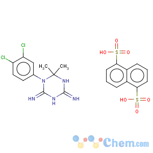 CAS No:8067-46-7 naphthalene-1,5-disulfonic acid - 1-(3,4-dichlorophenyl)-6,6-dimethyl-1,6-dihydro-1,3,5-triazine-2,4-diamine (1:1)